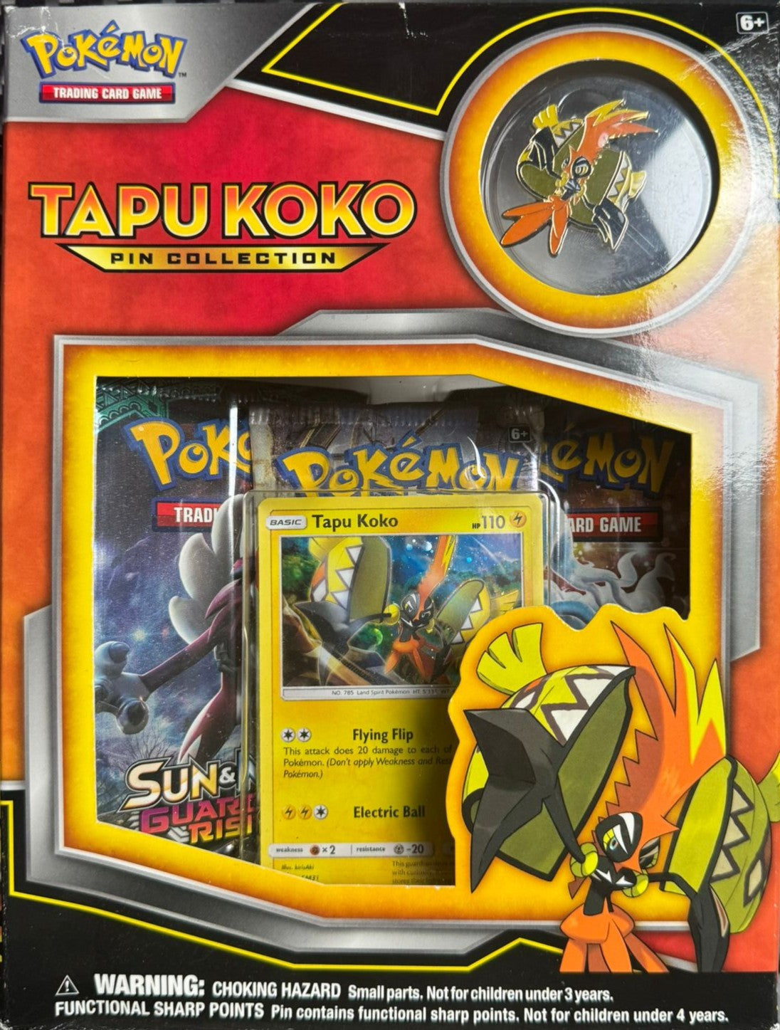 Tapu Koko Pin Collection